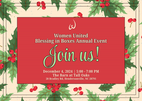 RSVP for our Dec. 4th Blessings in Boxes evening event here: bit.ly/wu2024blessings